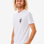 Search Icon Tee - Herre - White - Gumpel & Co