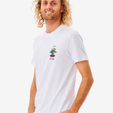 Search Icon Tee - Herre - White - Gumpel & Co