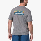 Capilene Cool Daily Graphic UV Tshirt - Herre - Boardlogo Grey - Gumpel & Co