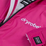 Advance Long Sleeve Surf Poncho - Voksne - Pink/Light Grey - Gumpel & Co