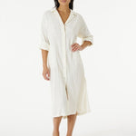 Women's Norah Skjortekjole - Dame - Bone (hvid) - Gumpel & Co