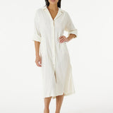 Women's Norah Skjortekjole - Dame - Bone (hvid) - Gumpel & Co