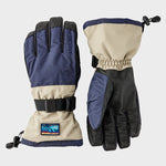 Gauntlet Sr. 5 - finger skihandske - unisex - Navy/Beige - Gumpel & Co