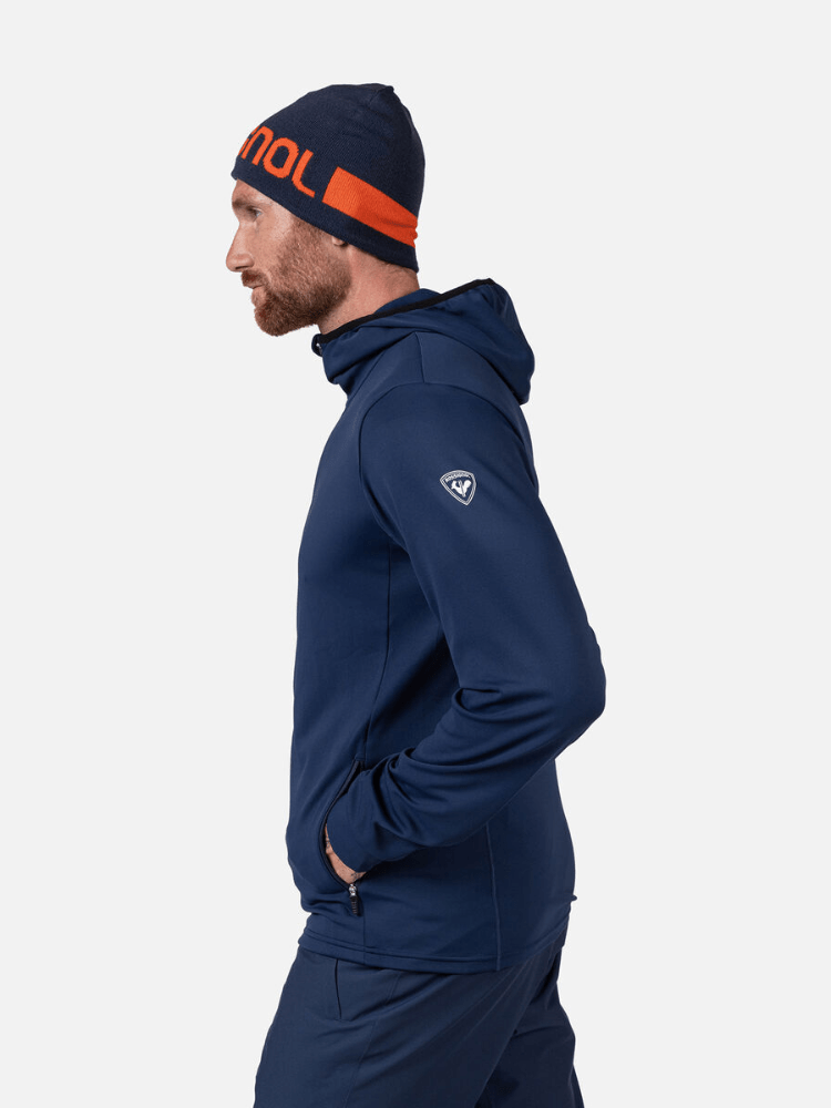 Midlayer m/hætte - Herre - Dark Navy - Gumpel & Co