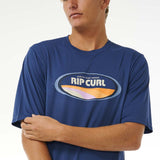 Men's Mumma Surflite UPF 50+ S/S UV T-shirt - Herre - Washed Navy - Gumpel & Co