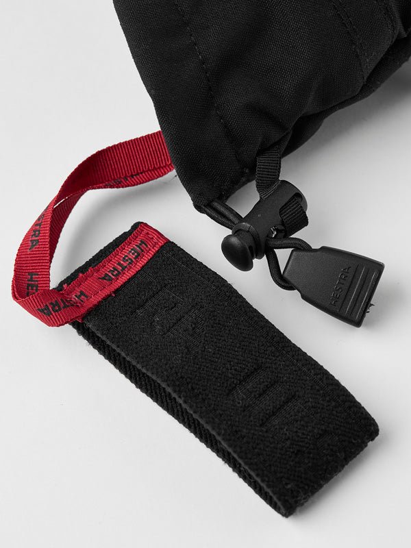 Female Heli 3 - finger Skihandsker - Dame - Black/Off White - Gumpel & Co