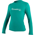 Women's Langærmet Basic Skin UPF 50+ UV T-shirt - Dame - Light Aqua - Gumpel & Co