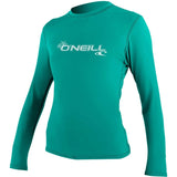 Women's Langærmet Basic Skin UPF 50+ UV T-shirt - Dame - Light Aqua - Gumpel & Co