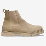 Highwood Slip On Men Suede Chelsea Boot - Taupe - Normal - Gumpel & Co