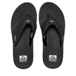 FANNING LOW KLIPKLAPPER TIL HERRE | BLACK/SILVER - Gumpel & Co