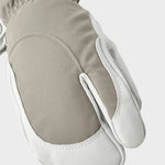 Female Heli 3 - finger Skihandsker - Dame - Khaki/Off White - Gumpel & Co