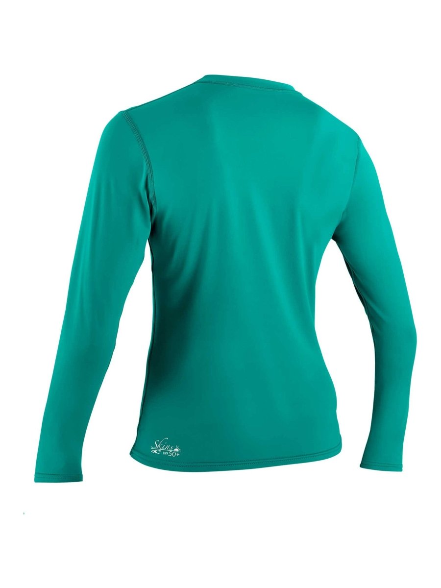Women's Langærmet Basic Skin UPF 50+ UV T-shirt - Dame - Light Aqua - Gumpel & Co