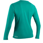 Women's Langærmet Basic Skin UPF 50+ UV T-shirt - Dame - Light Aqua - Gumpel & Co