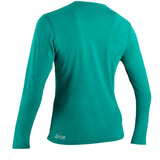 Women's Langærmet Basic Skin UPF 50+ UV T-shirt - Dame - Light Aqua - Gumpel & Co