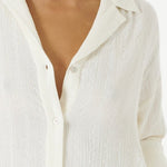 Women's Norah Skjortekjole - Dame - Bone (hvid) - Gumpel & Co