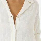 Women's Norah Skjortekjole - Dame - Bone (hvid) - Gumpel & Co