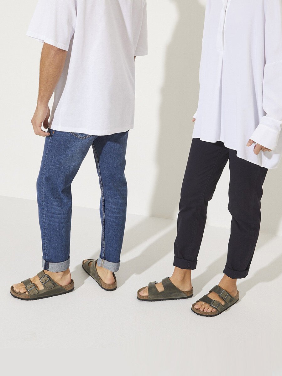 Arizona Nubuklæder Sandaler - Unisex - Faded Khaki - Normal - Gumpel & Co