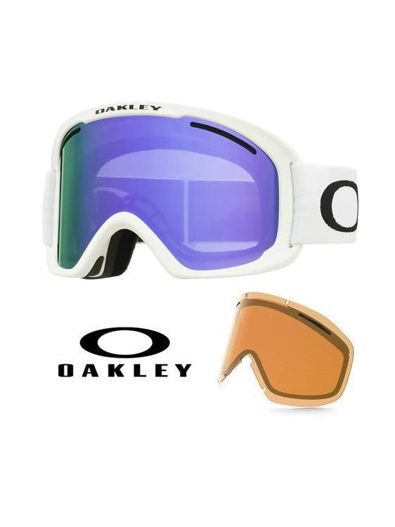O - Frame 2.0 Pro XL (7112) Skibriller - Matte White/Violet + Persimmon linser - Gumpel & Co