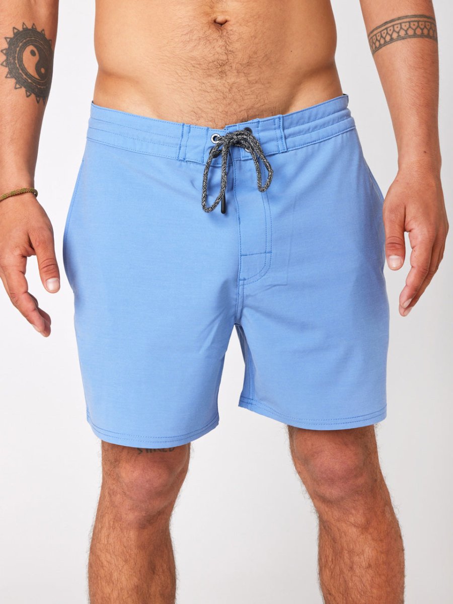 Men's Mirage Retro Golden Hour 16Inch Badebukser - Herre - Blue Yonder - Gumpel & Co