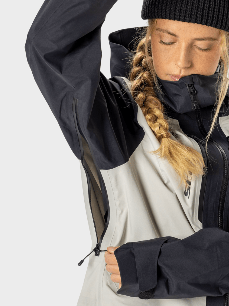 Jacket Vertic GTX 3L Skijakke - Unisex - Black / Dust White - Gumpel & Co