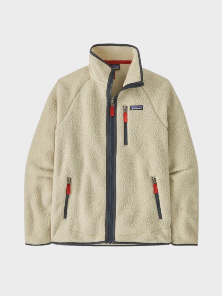 Retro Pile Fleece Trøje - Herre - Pelican Smolder Blue - Gumpel & Co