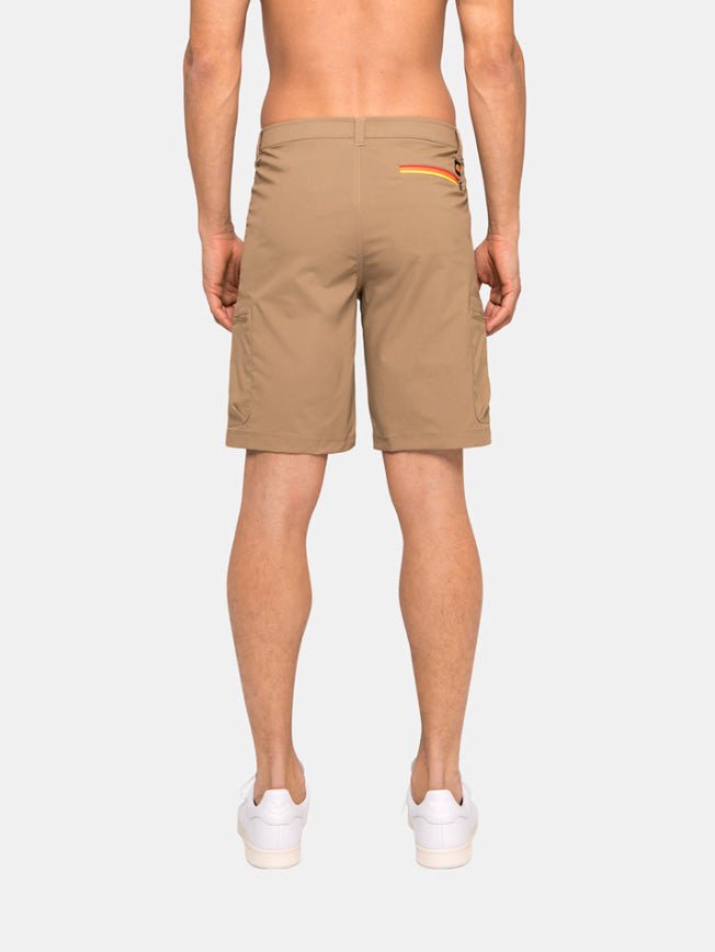 Men's Adan Hybrid Cargo Shorts - Herre - Khaki - Gumpel & Co
