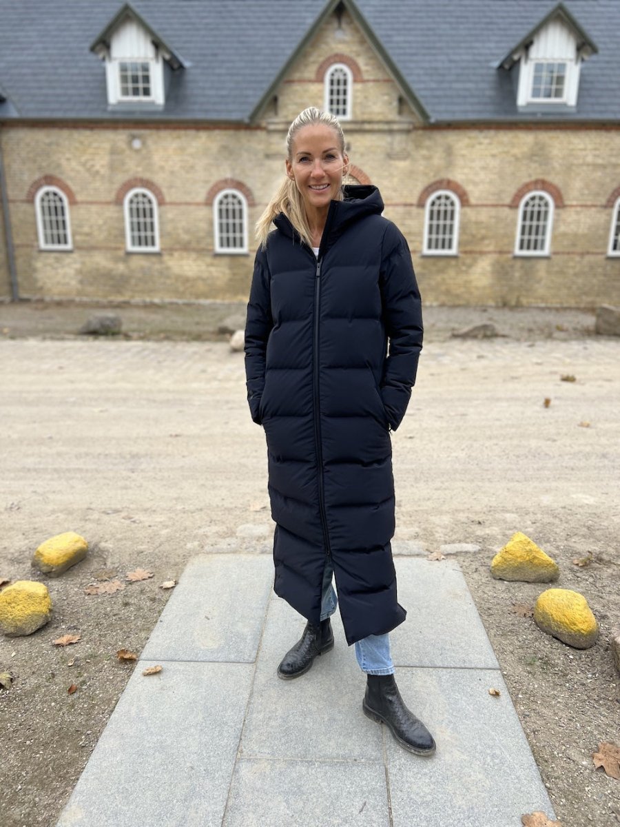 Infinity Dunfrakke - Dame - Sort - Gumpel & Co