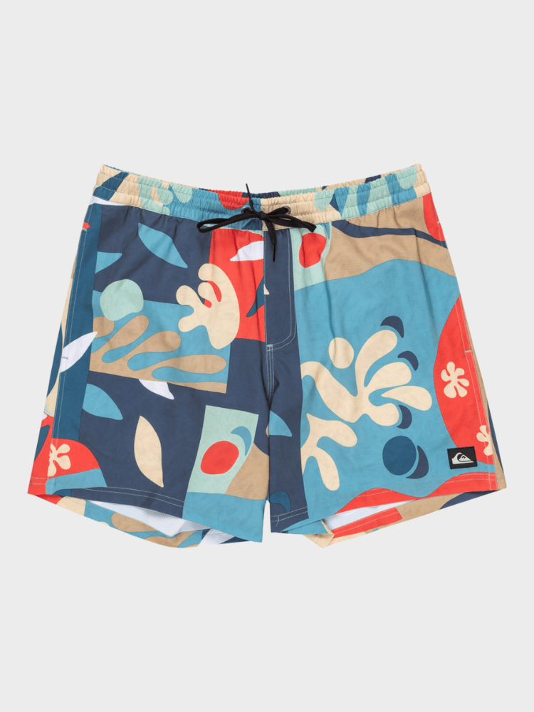 Surfsilk - Badebukser til mænd - Khaki Abstractom - Gumpel & Co