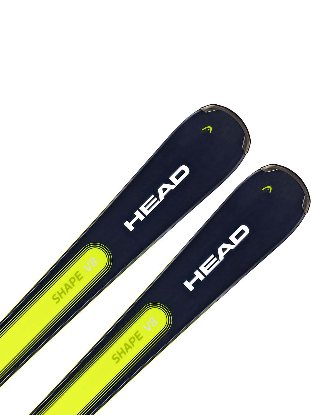 Shape e - V8 SW ski m. PRW 11 bindinger - Dark Blue/Yellow - 2023/24 - Gumpel & Co