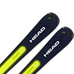 Shape e - V8 SW ski m. PRW 11 bindinger - Dark Blue/Yellow - 2023/24 - Gumpel & Co