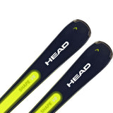 Shape e - V8 SW ski m. PRW 11 bindinger - Dark Blue/Yellow - 2023/24 - Gumpel & Co