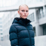 Enigma Dunfrakke - Dame - Navy - Gumpel & Co