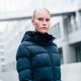 Enigma Dunfrakke - Dame - Navy - Gumpel & Co