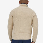 Retro Pile Fleece Trøje - Herre - El Cap Khaki - Gumpel & Co