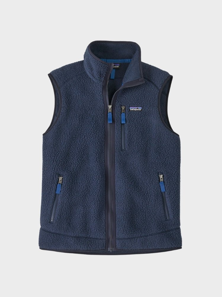 Retro Pile Fleece Vest - Herre - Navy / Blå - Gumpel & Co