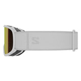 Kids Lumi Skibriller - Junior - White/Universal Ruby - Gumpel & Co