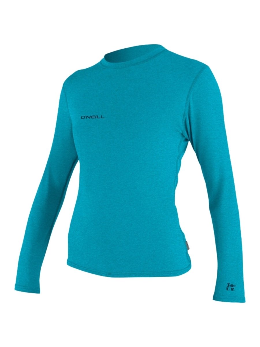 Women's TRVLR Hybrid Langærmet UPF 50+ UV T-shirt - Dame - Turquoise - Gumpel & Co