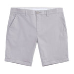 Men's Chuck Regular Chino Poplin Shorts - Herre - Alloy (Grå) - Gumpel & Co