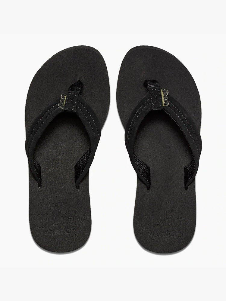 Women's Cushion Breeze Klipklapper - Black - Gumpel & Co