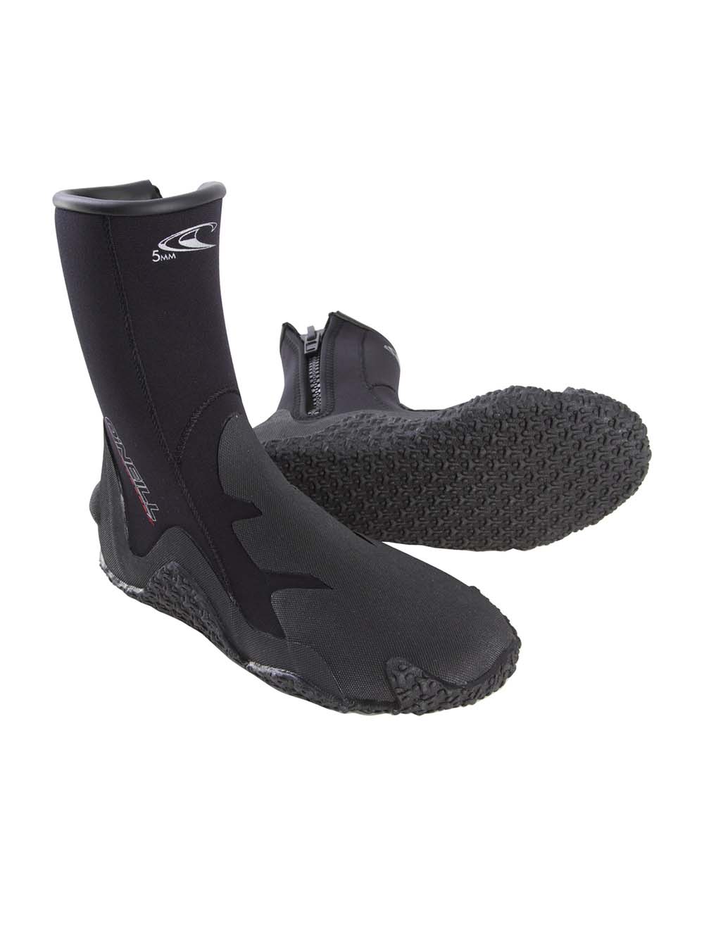 O'Neill 5mm Round Toe Neopren Støvle med Lynlås - Gumpel & Co
