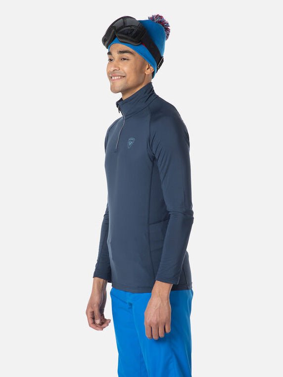Classique Half - Zip Midlayer - Herre - Dark Navy - Gumpel & Co
