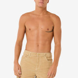 Classic Surf Cord Cargo Short - Herre - Khaki - Gumpel & Co