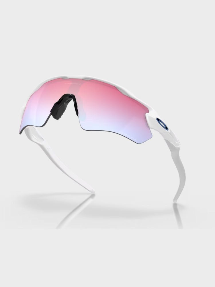 Radar Ev Path - Prizm snow sapphire Lenses / polished white Frame - Gumpel & Co