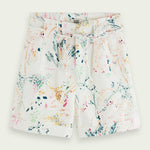 Women's High Rise Mini - length Shorts - Dame - Wilder White - Gumpel & Co