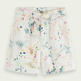 Women's High Rise Mini - length Shorts - Dame - Wilder White - Gumpel & Co
