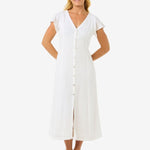 Premium Surf Long Dress - Dame - White - Gumpel & Co
