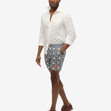 Tile Print 16 Badebukser - Herre - Navy Tala - Gumpel & Co