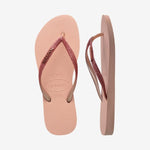 Slim Glitter II Klipklapper - Dame - Pink/Pink - Gumpel & Co