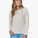 LS Capilene Cool Daily Graphic UV Tshirt - Dame - Boardlogo White - Gumpel & Co