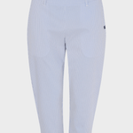 Lynn - bukser til damer - White/Federal Blue - Gumpel & Co